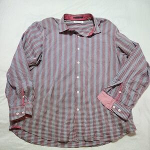 Tommy Bahama Mens Button-Up Shirt Gingham Long Sleeve Multicolor Size XL